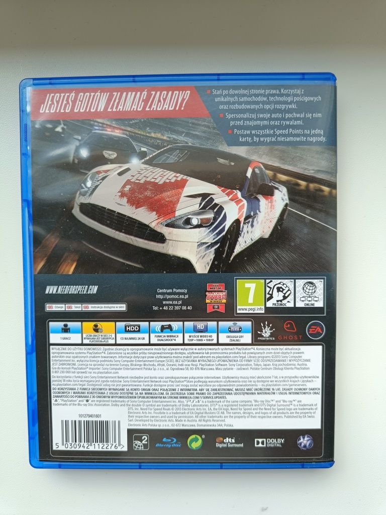 Gra Need for Speed Rivals PS4