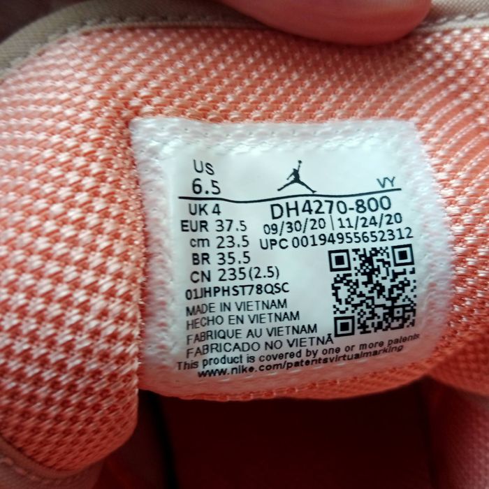 NIKE Jordan 1 Mid Apricot Orange розмір 37.5.Оригінал