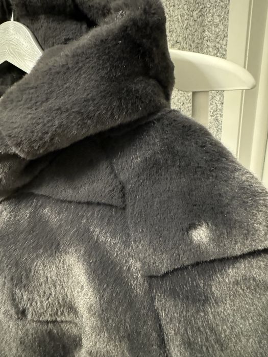 Шуба искусственный полированый мех