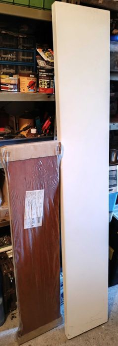 2 Estantes de parede Prateleiras de madeira forte