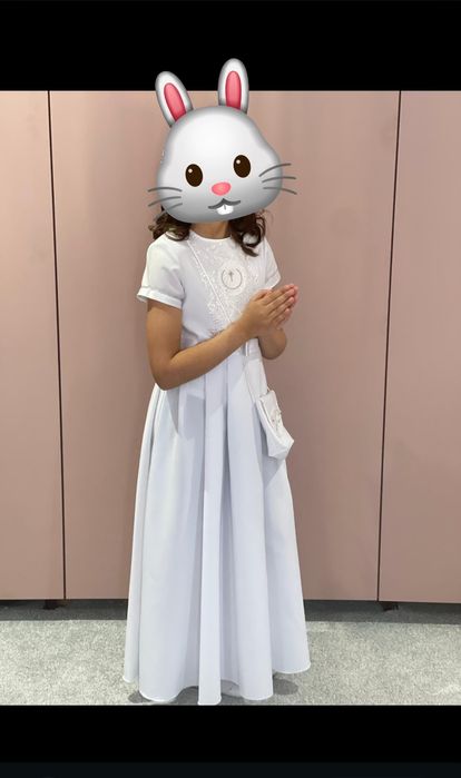 Sukienka komunijna alba 140