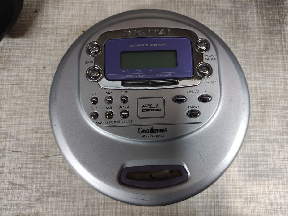 Discman CD Radio FM Goodmans GCD516PLL Sprawny! + Gratis