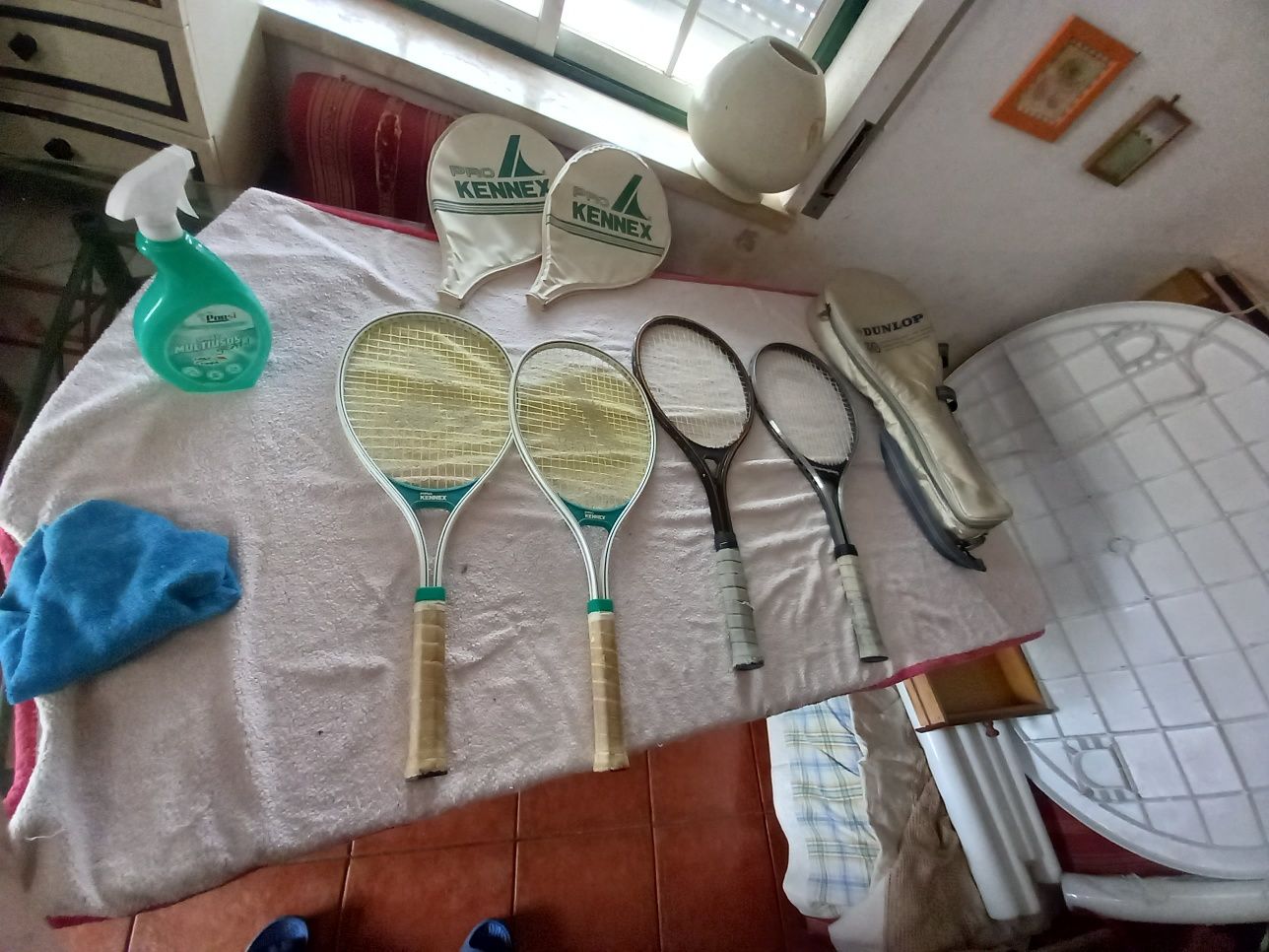 Conjunto de 4 Raquetes Squash