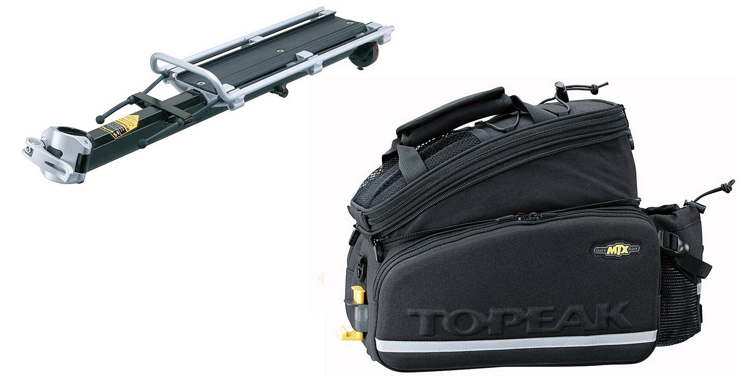 TOPEAK MTX Torba DX 12L + Bagażnik Na Sztycę