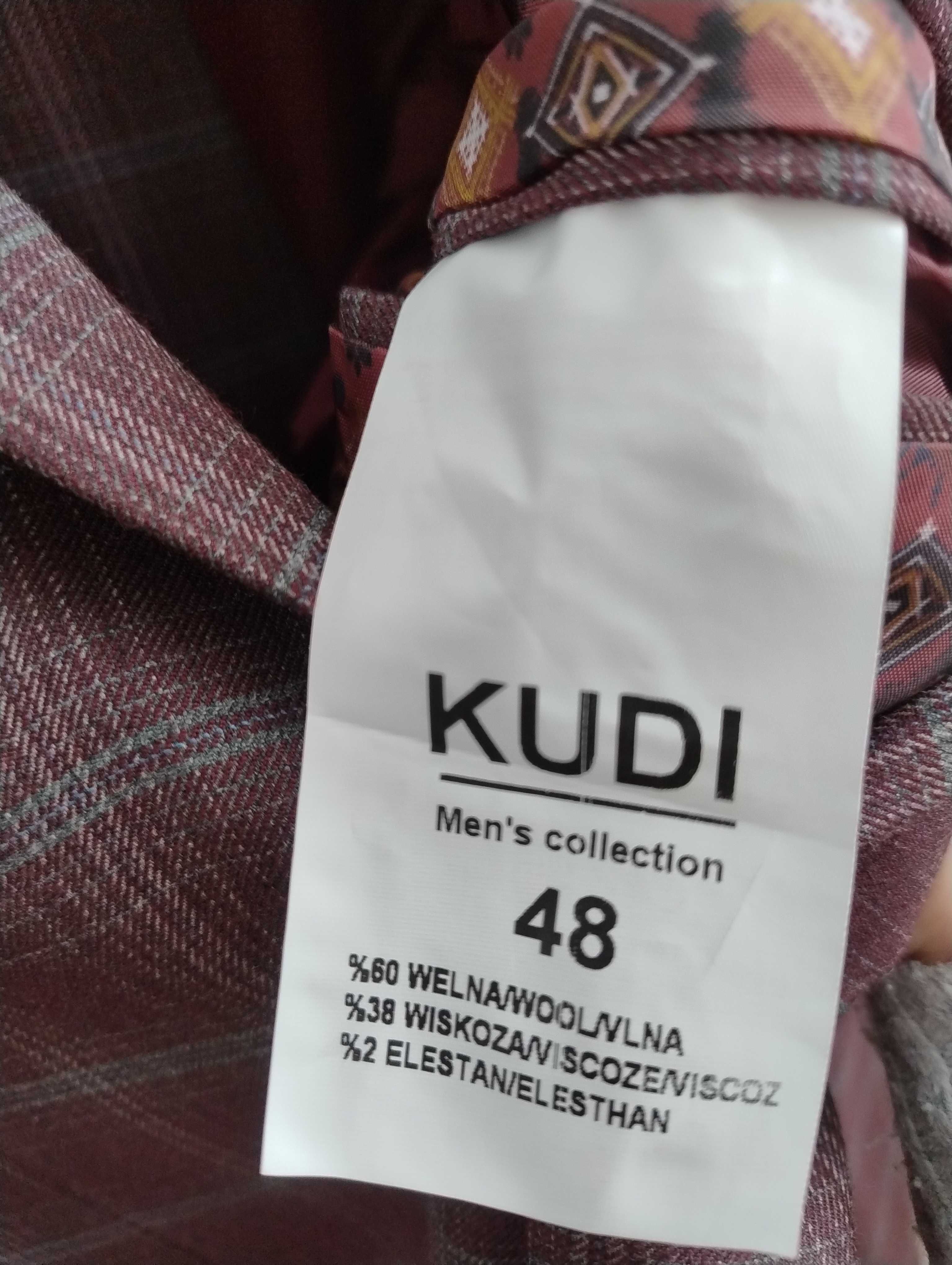 Stylowy garnitur męski marki KUDI