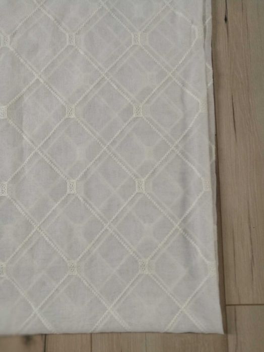 Nowa firanka na przelotkach 140x250 w haftowany wzór