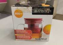 Dzbanek AMBITION, 800 ml, z plastikowym zaparzaczem i pokrywką