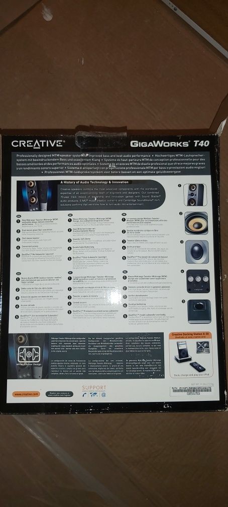 Colunas CREATIVE Gigaworks T40