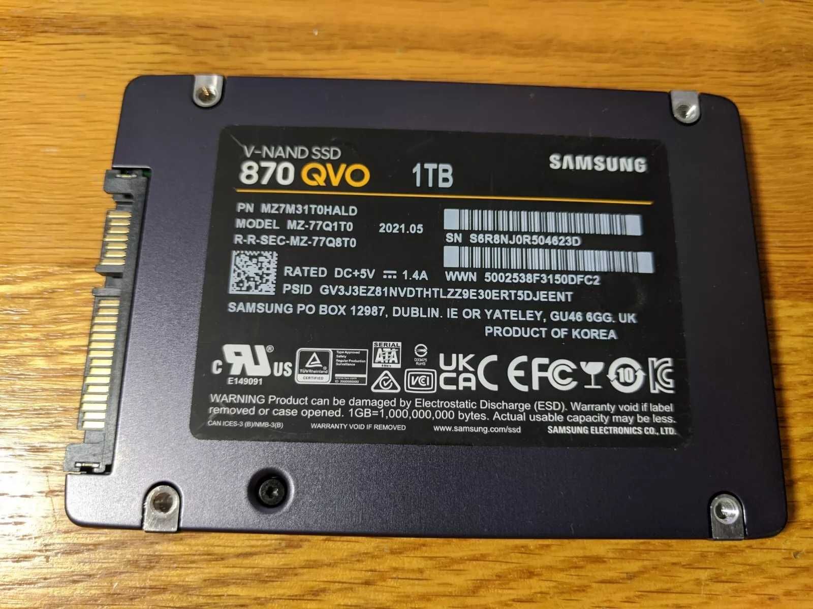 SSD Samsung 1TB 870 QVO
