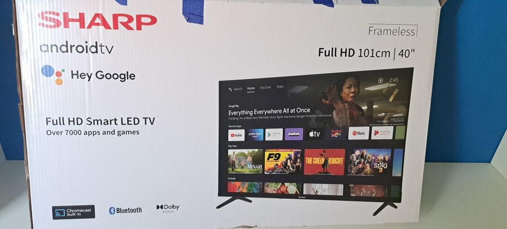 Telewizor LED TV  Sharp- uszkodzony ale działa
