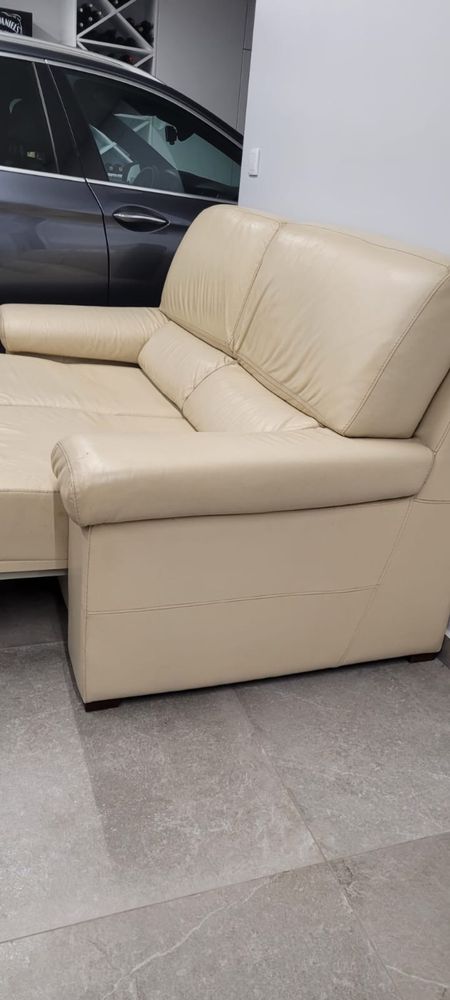 Sofá de pele/Cama