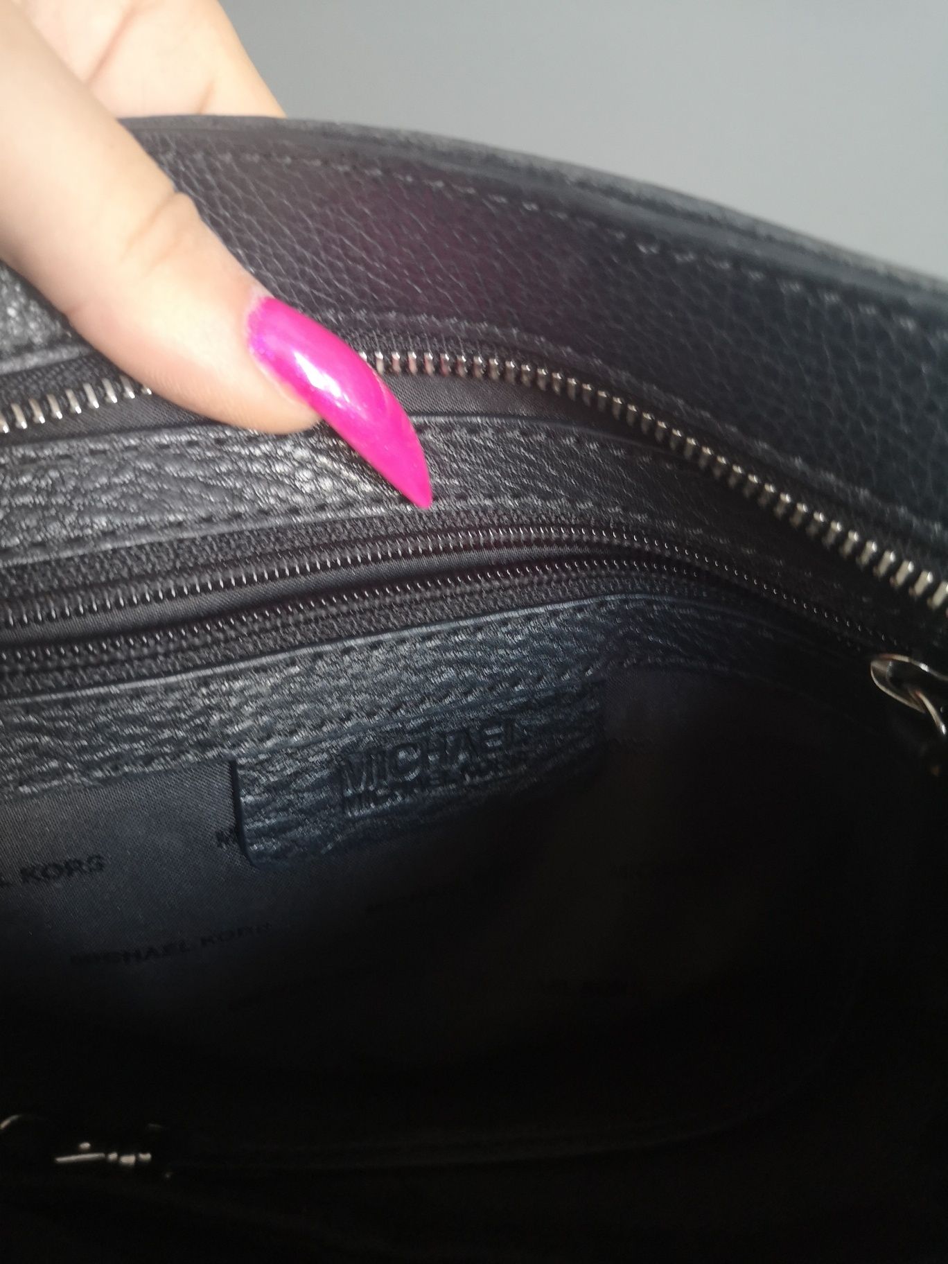 Oryginał Michael kors limitowana edycja czarna listonoszka