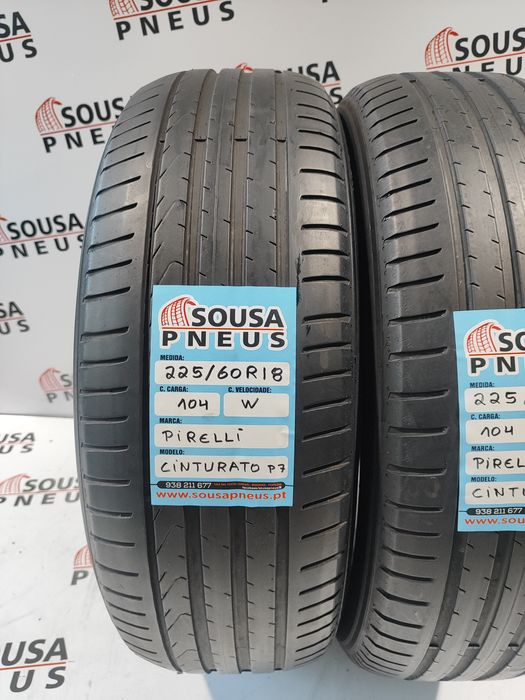 2 pneus semi novos 225-60R18 Pirelli - Oferta dos portes