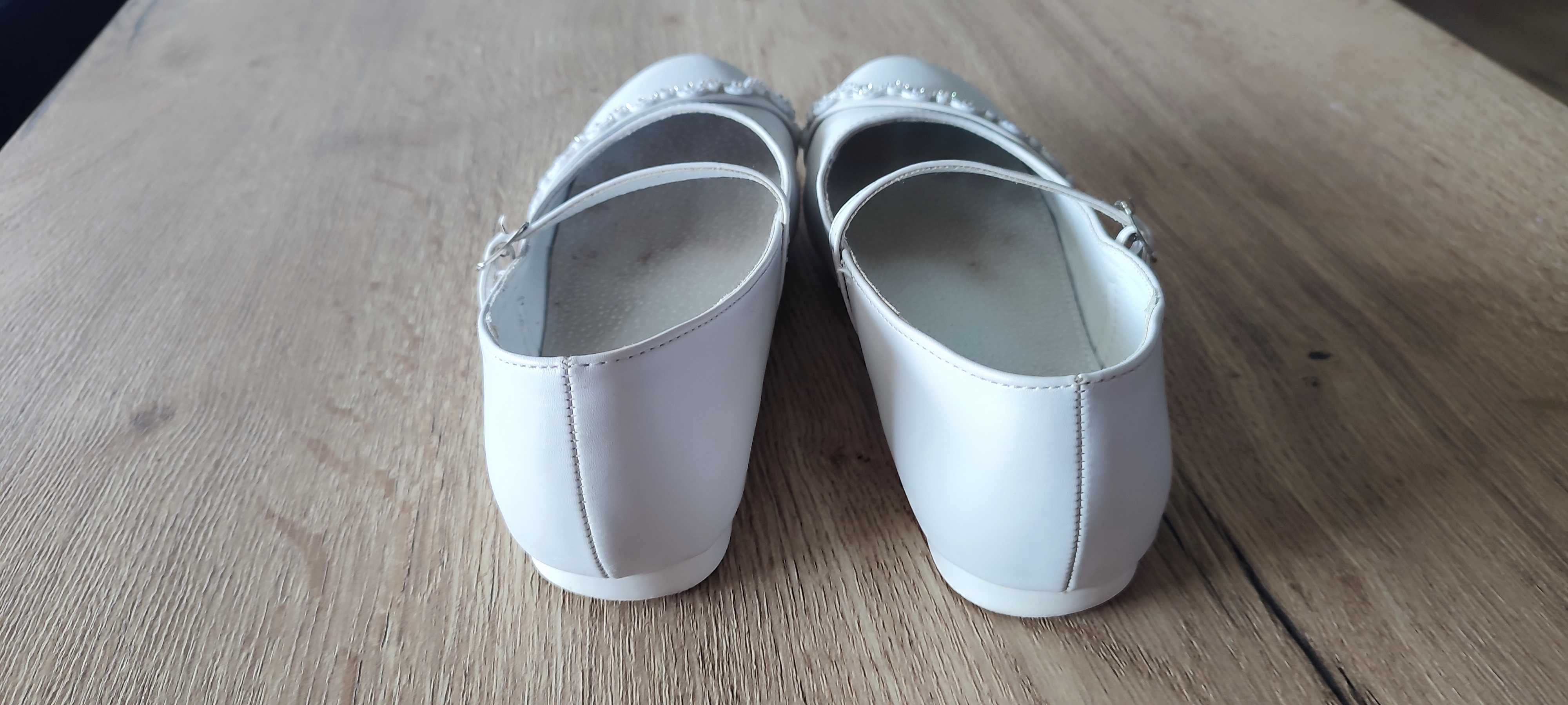 komunijne buty białe do komunii rozm. 36