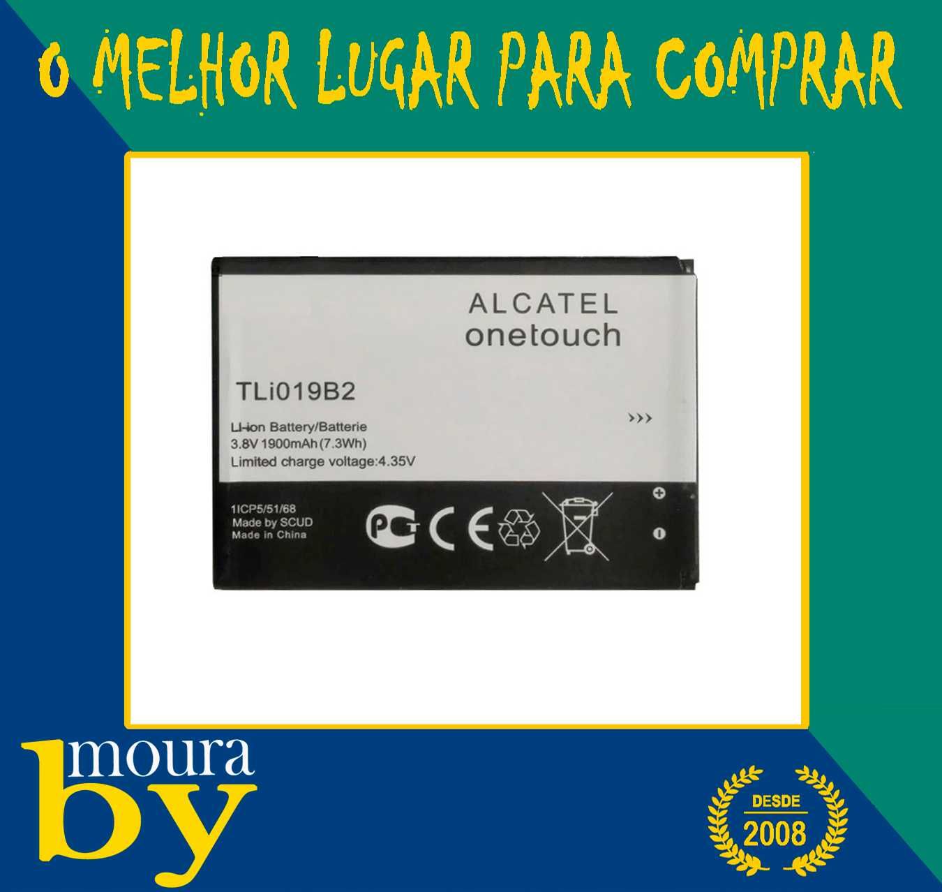 Bateria TLi019B2 Li019B  para Alcatel One Touch 7041D