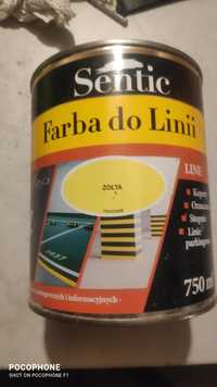 Farba do linii 750 ml żółta SENTIC