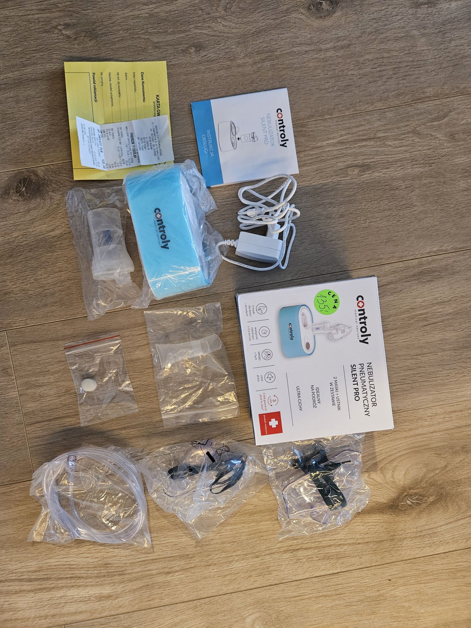 Inhalator nebulizator pneumatyczny CONTROLY Silent Pro
Inhalator nebul