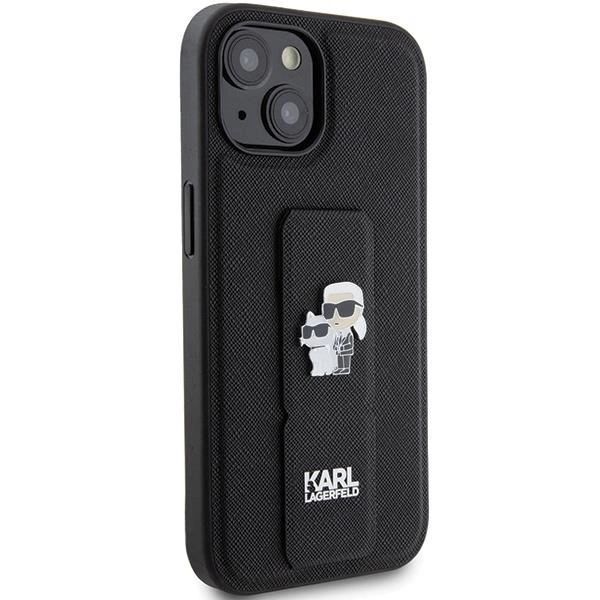 Etui Karl Lagerfeld Gripstand Saffiano do iPhone 15 Plus / 14 Plus