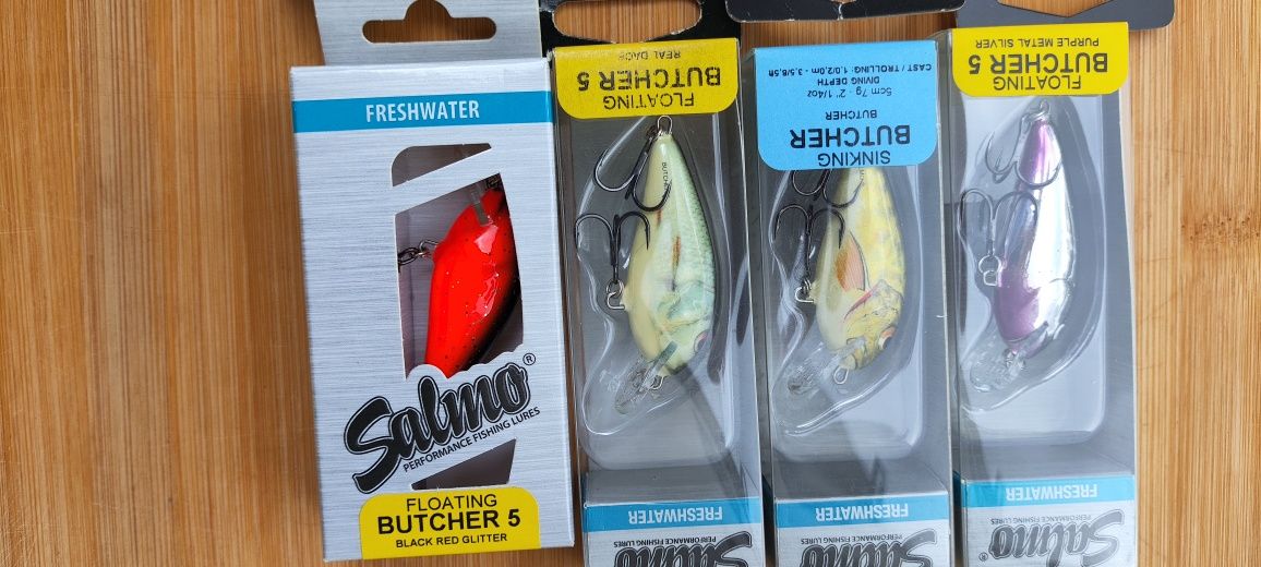 Woblery Salmo Butcher 5 tonące i pływające
