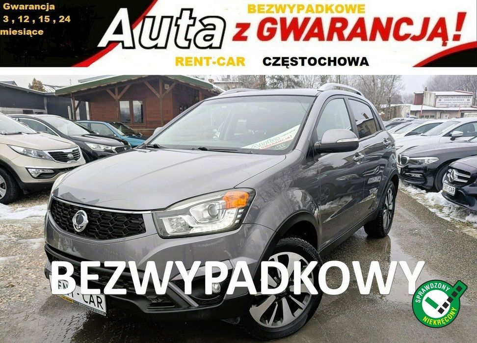 SsangYong/KGM Korando 2.0DT*150PS OPŁACONY Bezwypadkowy*Klimatronik Serwis*GWARANCJA 24M