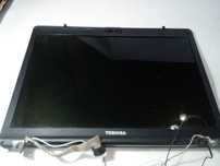 Toshiba A200 - klapa+matryca+wifi+kamera+taśma+zawiasy