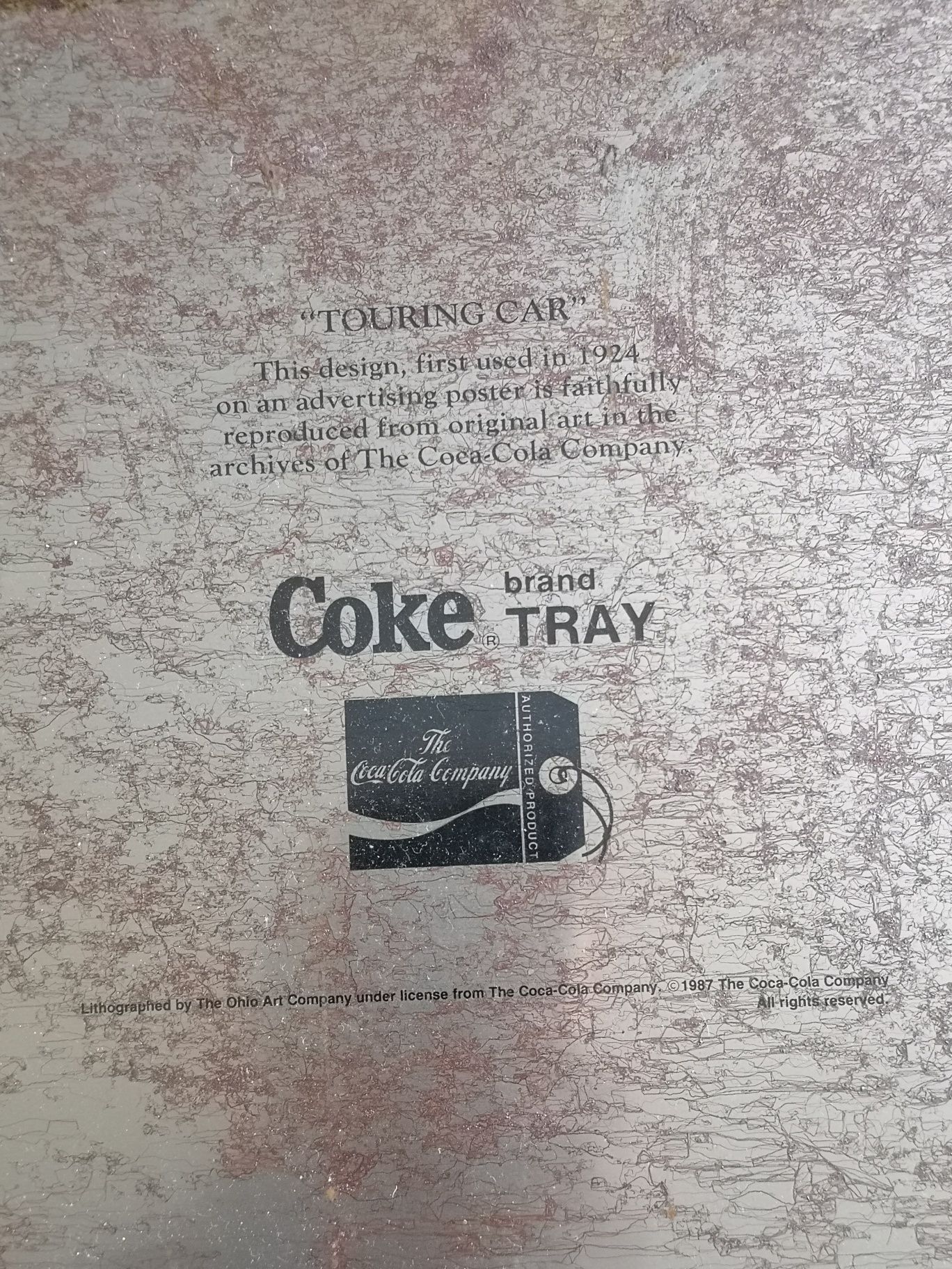 Tabuleiro Vintage Coca Cola
