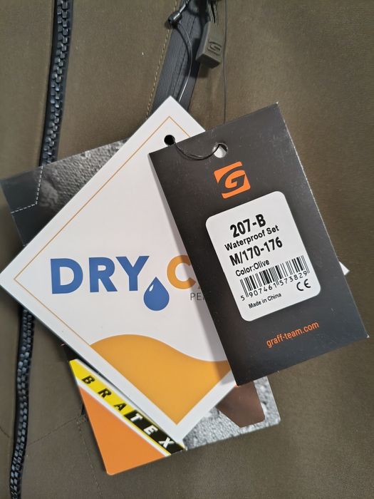 Graff zestaw przeciwdeszczowy kurtka i spodnie Nowe!