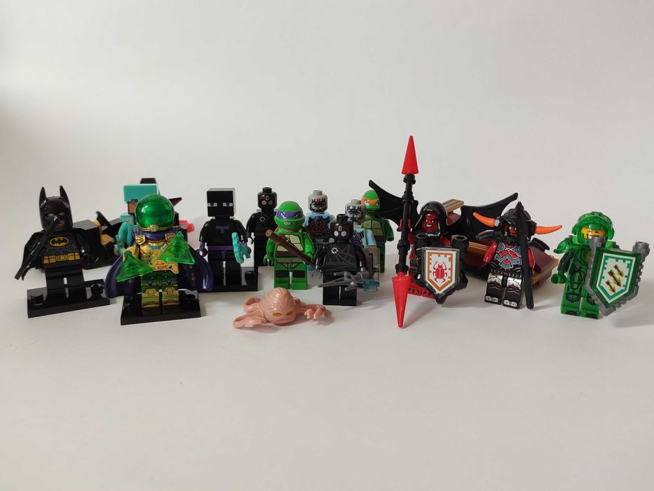 Минифигурки лего Nexo Knights Minecraft Batman Marvel Черепашки ниндзя