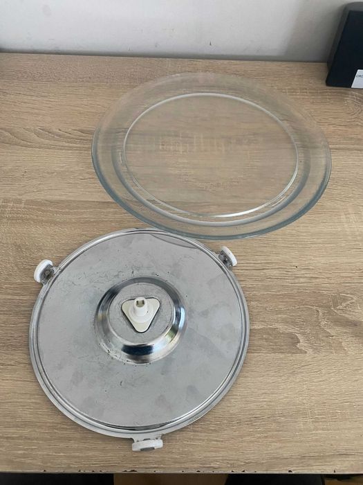 Talerz z kółkami do mikrofalówki 28cm