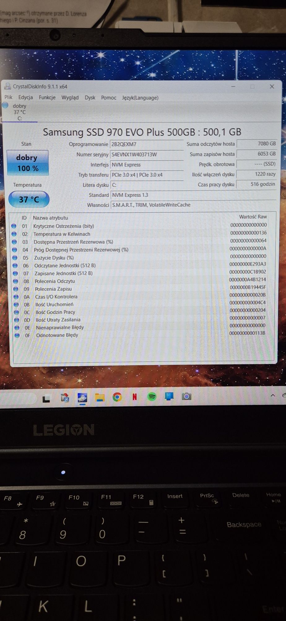 Lenovo Legion 5 15ACH6H RTX3060, Ryzen 5 5600h, 32GB RAM 3200MHz