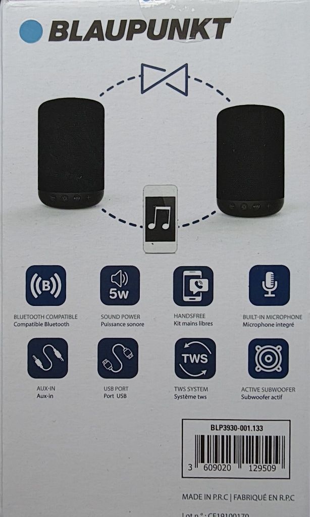 Głośnik Subwoofer przenośny BLAUPUNKT