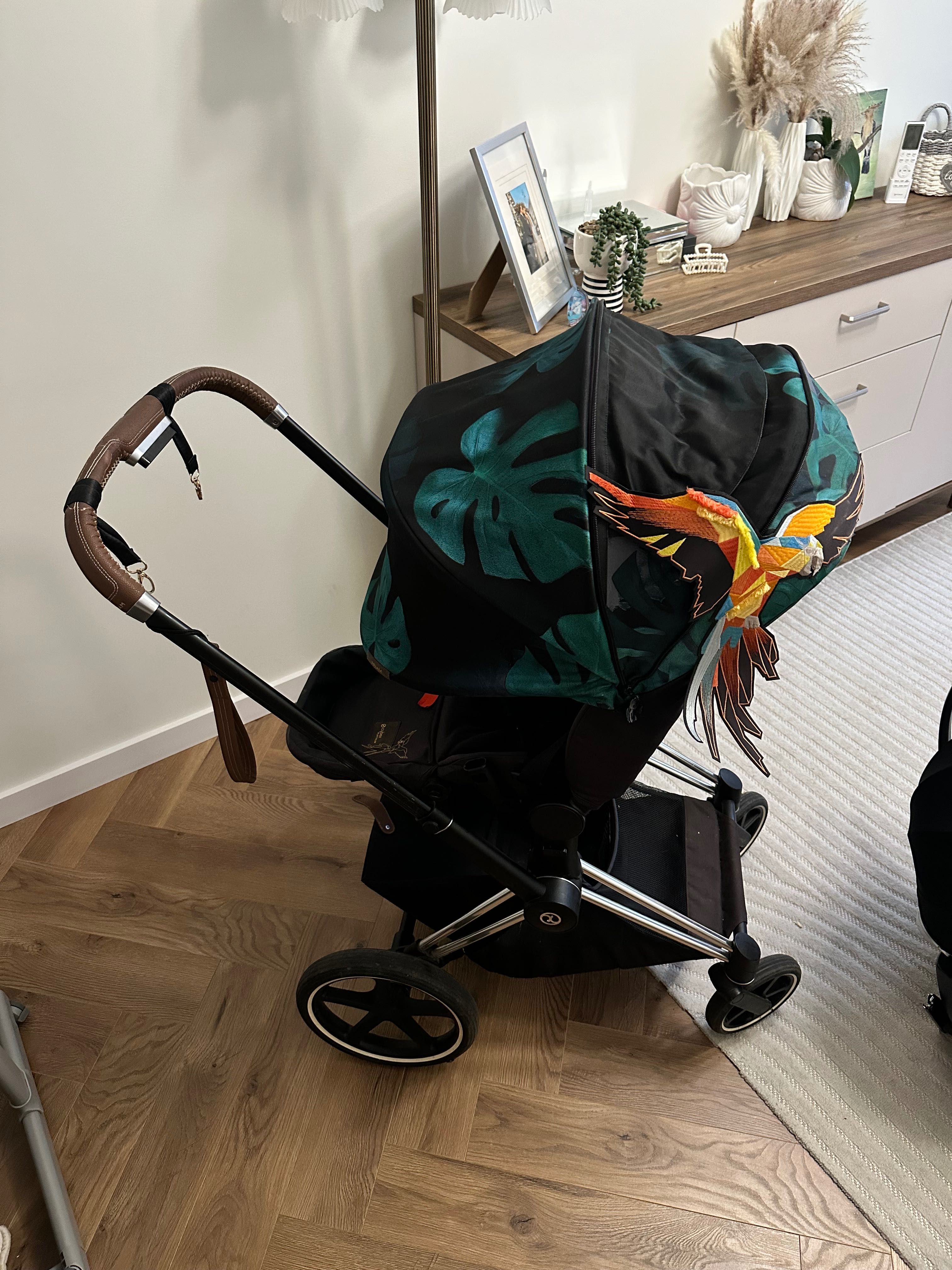 Wózek Cybex Priam 2.0 3w1 Birds of Paradise – bardzo dobry stan