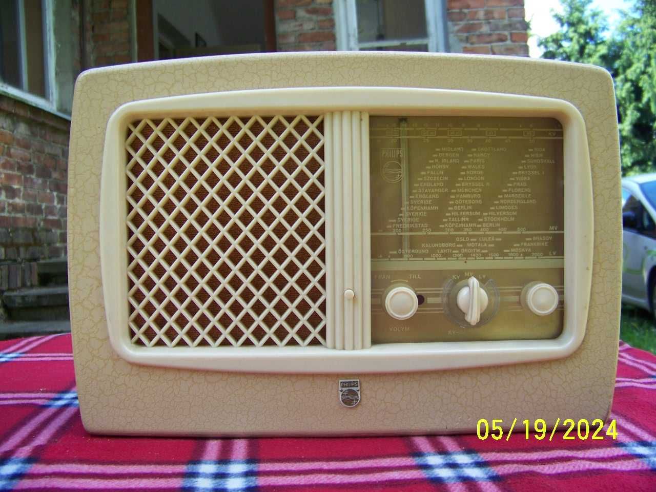 Stare radio lampowe Philips LS 422UB