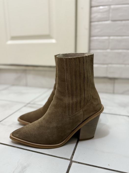 Козаки - ботильйони натуральна замша