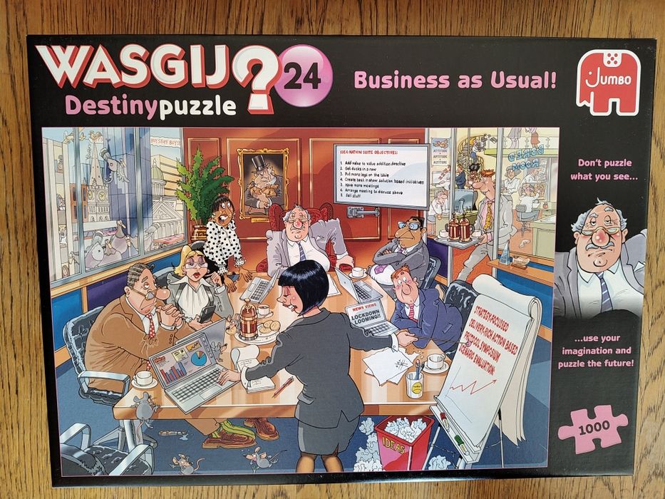 Kompletne puzzle Wasgij ×4 sprzedam