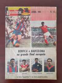 Revista Programa Benfica Ilustrado 1961 Final Taça Campeões Europeus