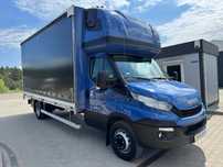 Iveco Daily 70C17 72C17 72-170  Skrzynia 5,2 dł 12 palet ład 3700kg Tył Drzwi Firanka Poduszki bez DPF