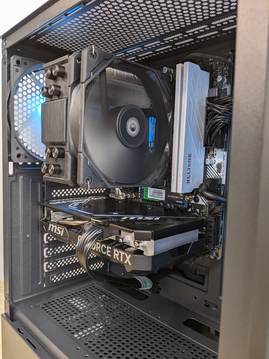 ПК Rtx4060Ti 16 gb Ryzen 5 5500, 32 gb ddr4, ssd m2