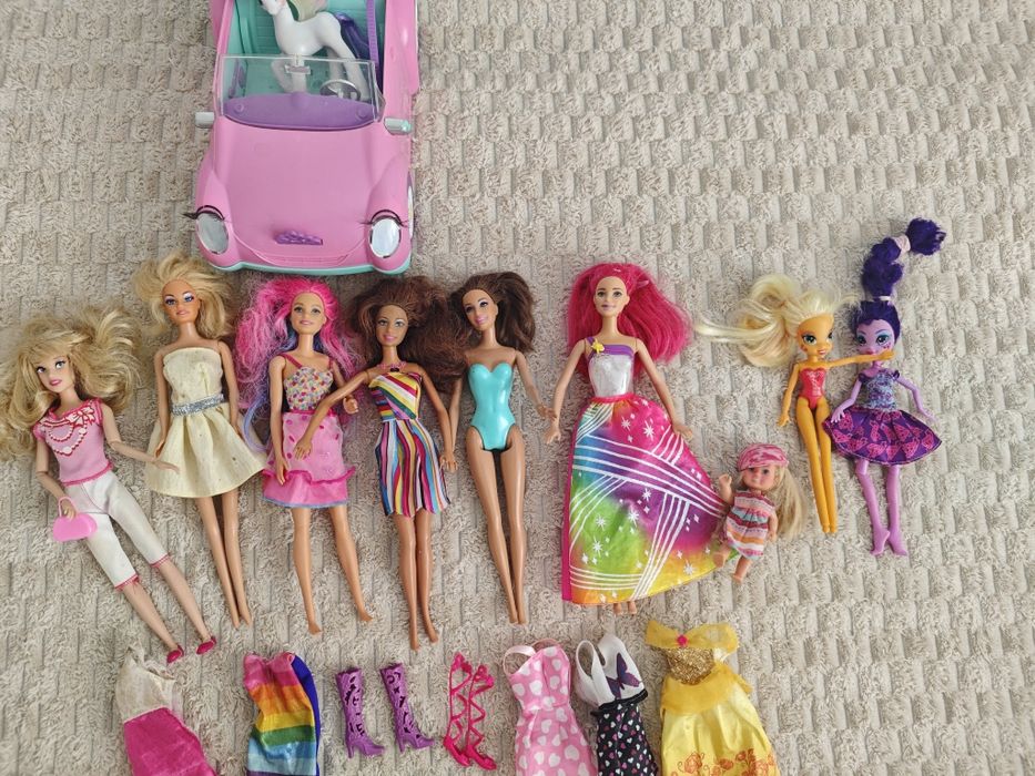Barbie zestaw plus samochód