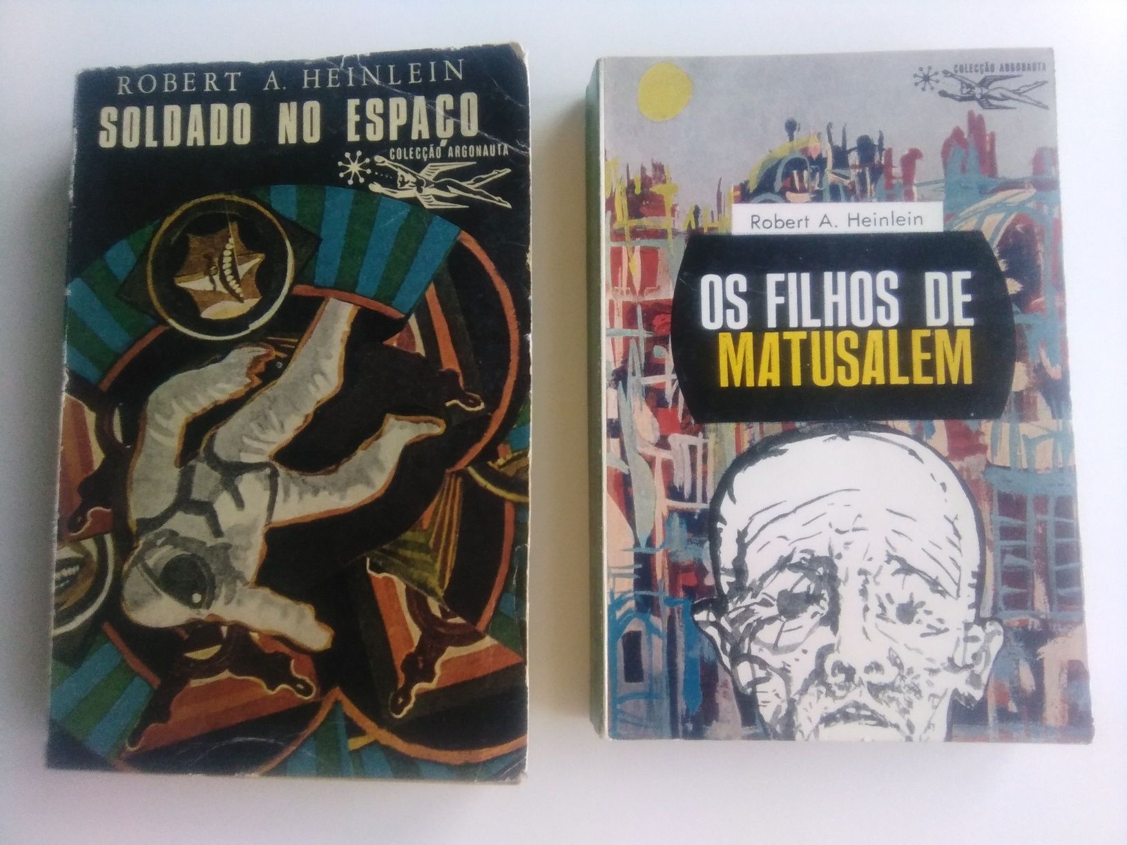 Livros ficção científica. Heinlein, Anderson, Silverberg, Laumer