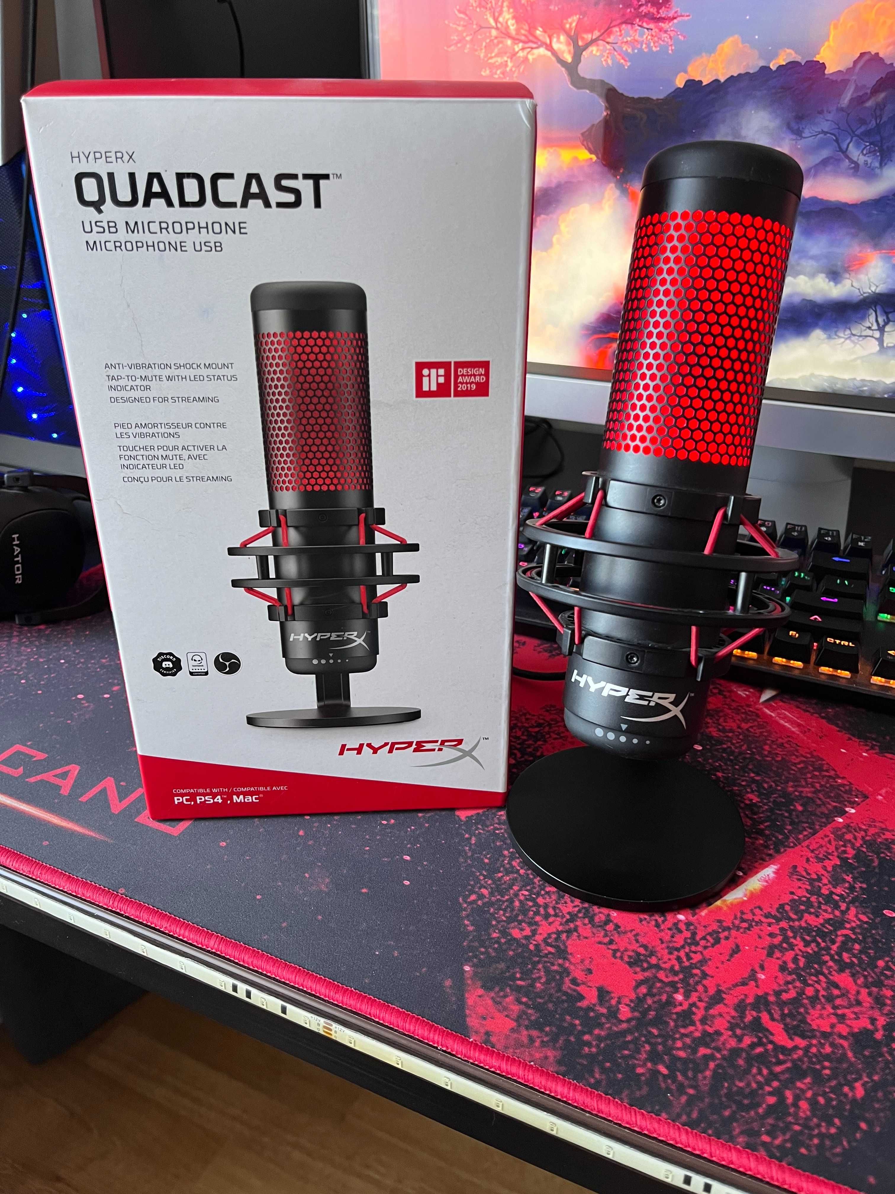 Микрофон HyperX Quadcast