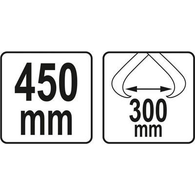 Kleszcze do drewna L-450mm Yato