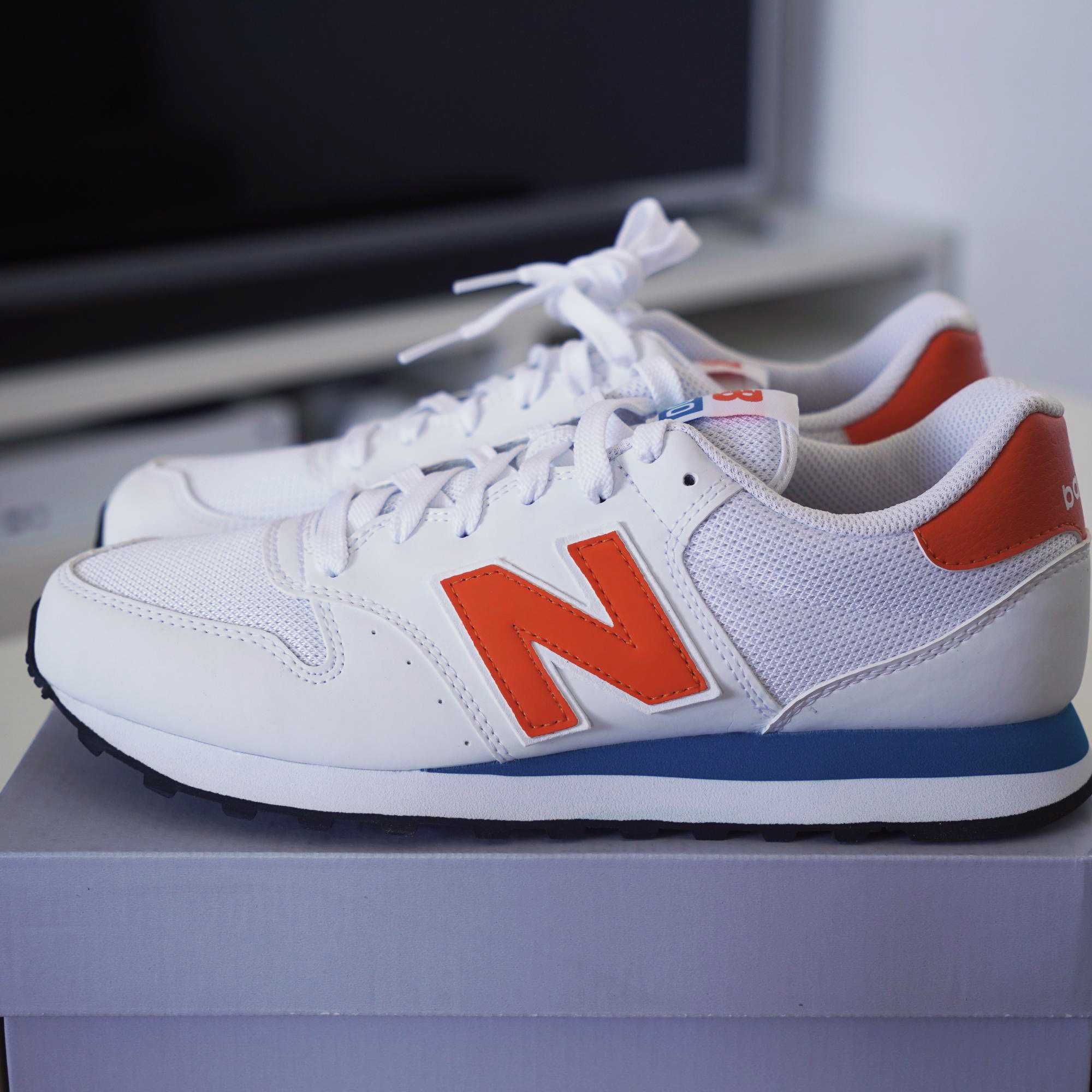 Buty New Balance 500 - białe - r. 40.5 - oryginalne