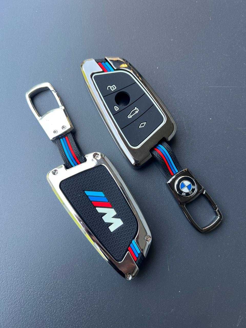 Металлический чехол на ключ БМВ парус, кейс ключа бмв корпус ключа bmw