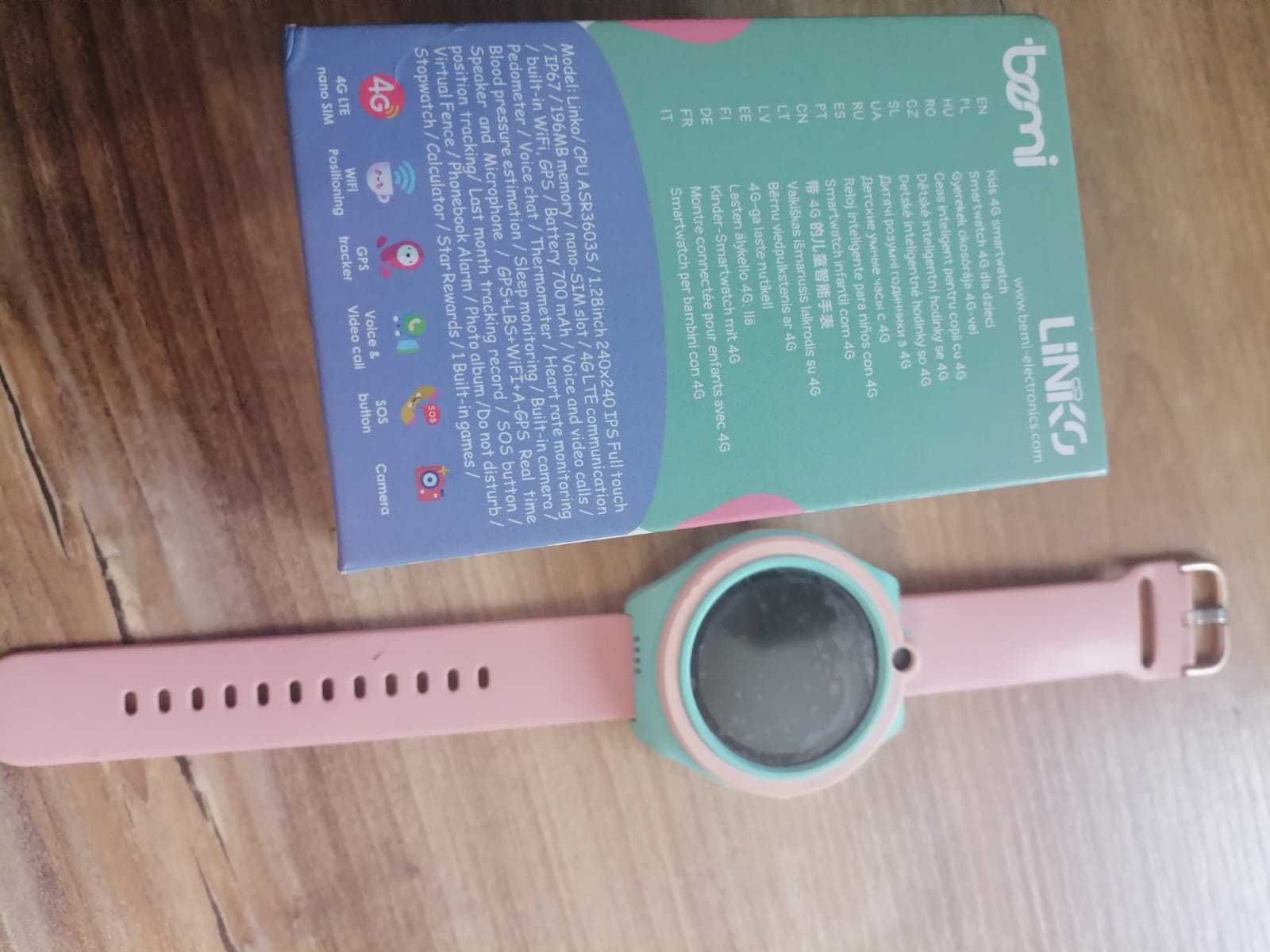 Smartwatch Bemi linko pink