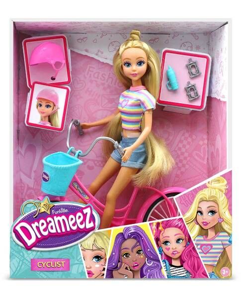 Dreameez лялька ігровий набір Велосипедистка кукла