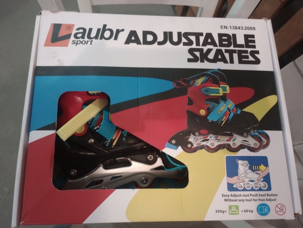 31-34 NOWE Rolki Laubr Sport YX-0153-BS Łyżworolki ABEC5 BOY STYLE