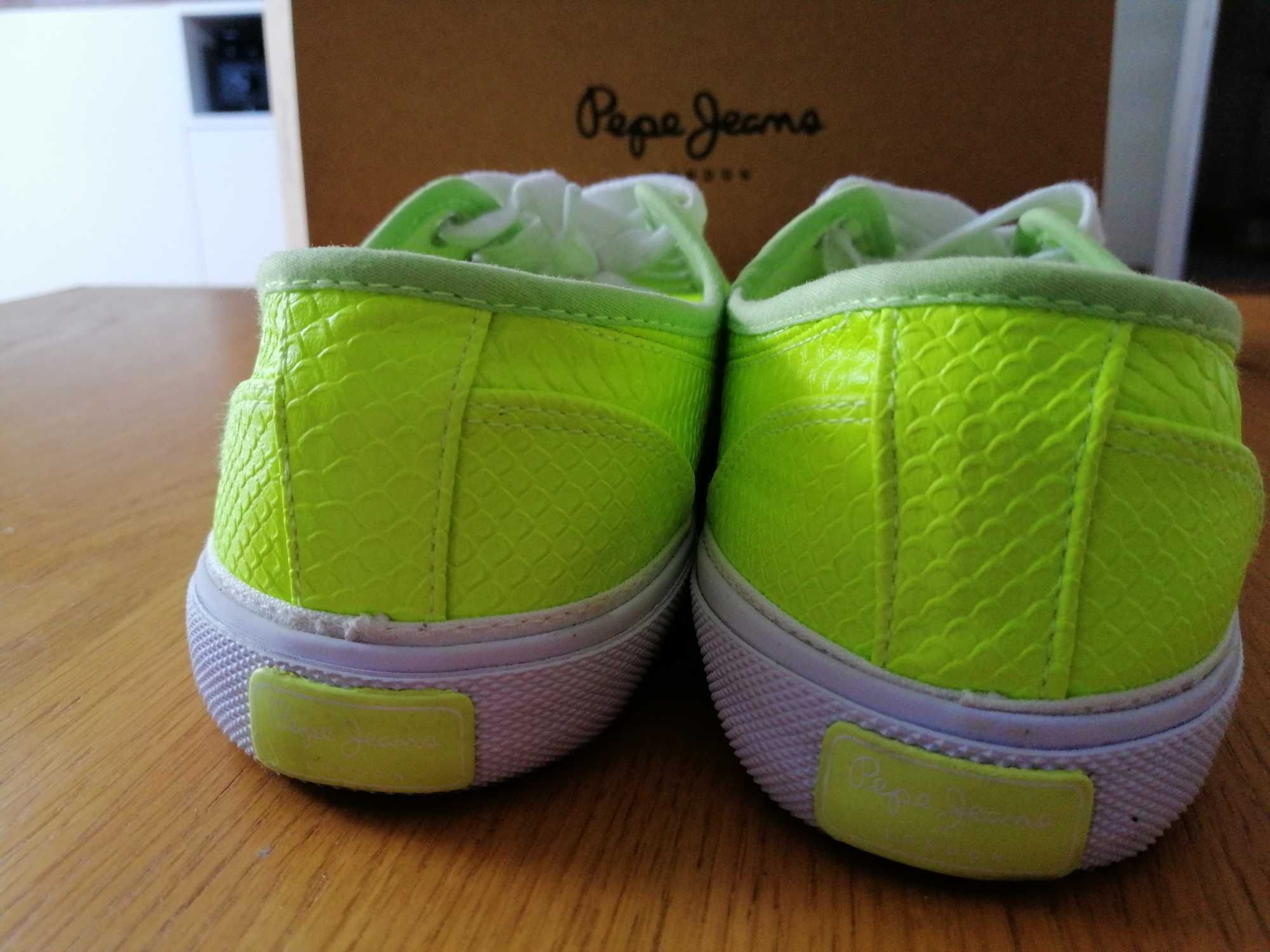 Tenisówki Pepe Jeans neon rozmiar 40