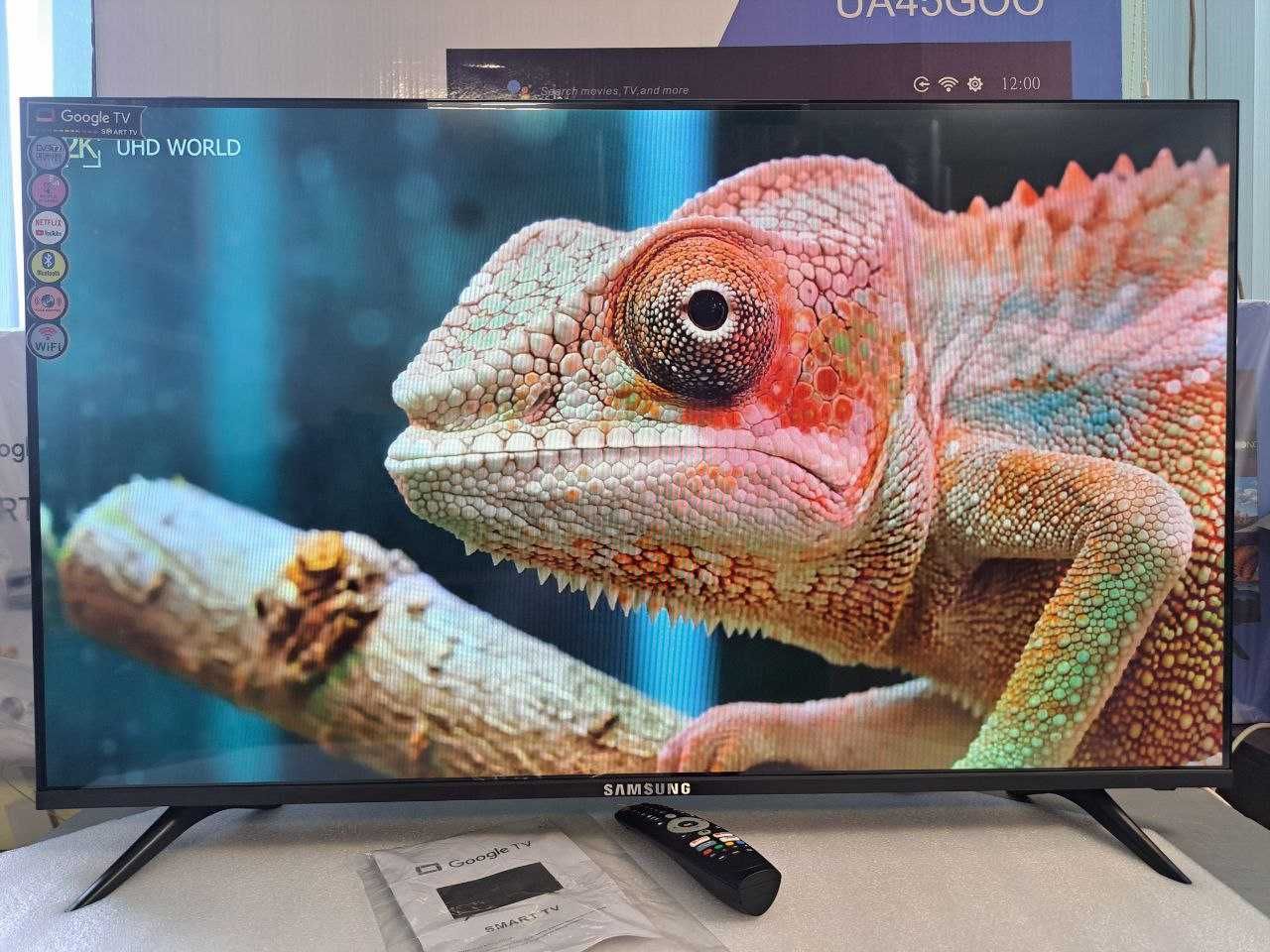 Смарт телевізор Самсунг 55' 142см GoogleTV,4K, WIFI голосове керування