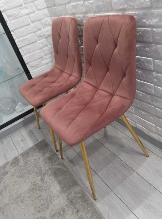 Крісло Велюр, Стілець скандинавський Piado стул лофт (чорний, рожевий)